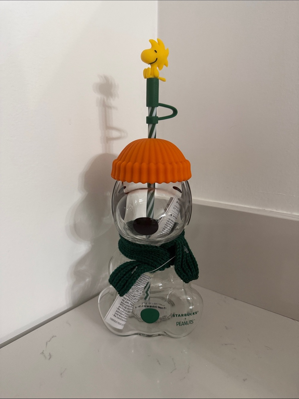 Starbucks x Peanuts Snoopy glass cup